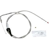 Idle/cruise control cable stainless steel oversize +10"(25... - Barnett 06510682