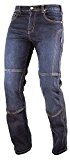 Jeans 100% Coton Moto Pantalon CE Protections Renforts Kevlar Homme bleu 42