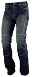 Jeans 100% Coton Moto Pantalon CE Protections Renforts Kevlar Homme noir 28