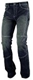 Jeans 100% Coton Moto Pantalon CE Protections Renforts Kevlar Homme noir 34