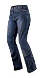 Jeans Femme Denim CE Protections Moto Motard Pants Coton Scooter Lady bleu 36