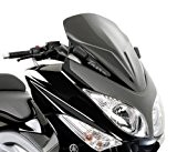 KAPPA KD442B Pare-brise 59 x 45 cm (H x l) pour Yamaha T-MAX 500 de 2008 à 2011 Noir brillant