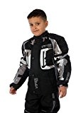 Kid enfants Draco imperméable moto biker Armour Textile Veste de protection en tissu camouflage