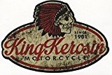 King Kerosin < Motorcycle > AUTOCOLLANT / STICKER