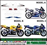 Kit adesivi decal stikers SUZUKI GSXR 600 K1 2001 (ability to customize the colors)