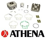 Kit groupe thermique Athena avec tête piston/cheville comme l'original diamètre 47,6 - Cylindre 70 cc code : 069200/1 pour piaggio zip fast Raider 50 1993/1994
