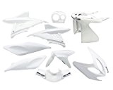 Kit habillage/carénage blanc 9 pièces pour Aerox, Nitro