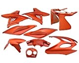 Kit habillage/carénage Flash Orange 9 pièces pour Aerox, Nitro