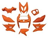 Kit habillage/carénage orange mat 9 pièces pour Aerox, Nitro