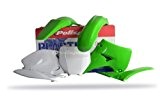 KX 125/250 03-12 Polisport Kit en plastique vert de motocross