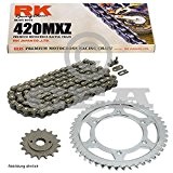 Limite de Kit de chaîne MBK X 50 Super motard, 03-06, chaîne RK 420 MXZ 126, ouvert, 11/48