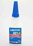 Loctite 401 x 20 g pour lier &en caoutchouc, en matières plastiques (meilleur Loctite 406)