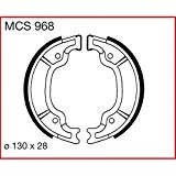 Machoires de freins Lucas MCS968 pour Italjet Millennium 100 FC | Italjet Millennium 125 FC | MBK Booster 100 SB02 ...