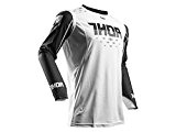 Maillot Cross THOR Prime Fit Rohl - Noir / Blanc - Gamme 2017 - Taille XL