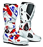 MFIRE2SRS ROBIBL - Sidi Crossfire 2 SRS Motocross Boots 48 White/Red/Blue (UK 12.5)
