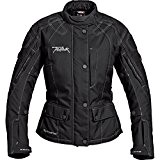 Mohawk Veste de moto cuir/textile 2.0 noire, femme, M