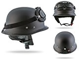Moto Helmets D33 Kit - braincap cuir wehrmachts Casque en acier semi Bols Casque de Casque de moto casque de casque jet de ...