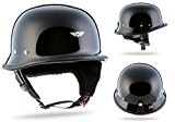Moto Helmets D33 Mono - braincap wehrmachts Casque en acier semi Bols Casque de Casque de moto casque de casque jet de casque ...