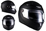 MOTO HELMETS X86 Matt Black Casque Integral Cruiser Sport Moto-Casque Fullface Scooter Urban Helmet MOTO HELMETS, ECE certifiés, compris le ...