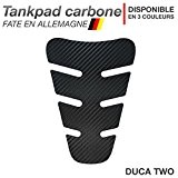 Motoking Tankpad carbone "DUCA-TWO" - réservoir de la moto et de la protection de la peinture, universel - disponible en ...