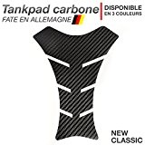 Motoking Tankpad carbone "NEW-CLASSIC" - réservoir de la moto et de la protection de la peinture, universel - disponible en ...