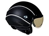 Nexx SX60 Vintage Open Face Helmet (X-Large, Soft Black) by Nexx