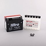 NITRO YT4L-BS -N- Batterie Moto AGM Ouvert avec Pack Acide