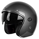 Origine helmets 202587013200102 Sirio Solid Gun Casque Jet en fibre de carbone, titane, XS