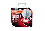 OSRAM NIGHT BREAKER UNLIMITED H4 Lampe Halogène 64193NBU-HCB 12V Duo Box Set de 2