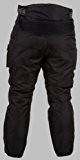 Pantalon de moto renforcé - imperméable - noir uni - toutes tailles - W36 L28