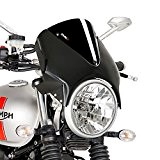 Pare Brise Moto Guzzi V7 Classic 08-11 Puig Vision noir-noir