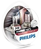 Philips 12342VPS2 Lot de 2 ampoules de phare VisionPlus + 60 % H4