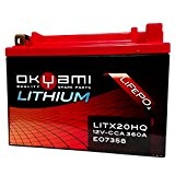 Pile lithium oKYAMI litx20hq YTX20HL-BS/YB16L-B/YB18L-A/Ytx18l-bs pour kymco quad uXV les 500 2008