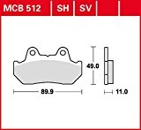 plaquette de freins Lucas MCB512SH pour Honda CBR 1000 F SC21 | Honda GL 1500 SE Goldwing SC22 | Honda ...