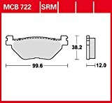 plaquette de freins Lucas MCB722SRM pour Yamaha Tmax 500 SJ01 | Yamaha Tmax 530 SJ09