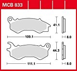 plaquette de freins Lucas MCB833 pour Honda PCX 125 JF28 | Honda PCX 125 JF47 | Honda Vision 110 JF31 ...