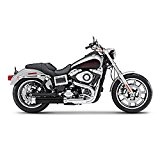 Pot d'Echappement Miller Custombike pour Harley Davidson Dyna Low Rider (FXDL/I) 13-16 Inox noir Tapered