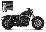 Pot d'Echappement Systeme Falcon pour Harley Davidson Sportster Forty-Eight 48 (XL 1200 X) 2014 noir