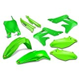Powerflow complete body kit kawasaki flo green - 1cyc-9307-72f - Cycra 14031615