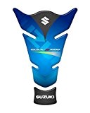 Protège-réservoir 3D en résine pour moto Suzuki GSXS 1000 GP-108 bleu