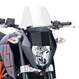 Puig 6009W Pare-brise pour KTM Duke 690/R 2012-2014 Transparent Taille M