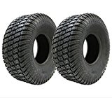 Quality Handling Lot de 2 pneus pour tondeuse avec chambre à air 4 plis 16 x 7,50-8