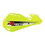 RACETECH - Protèges Mains Dual Moto Cross jaune fluo
