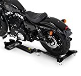 Rail de Rangement pour Harley Davidson Dyna Fat Bob (FXDF) ConStands M3 noir réglable