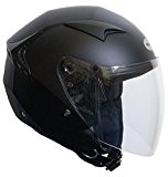 Rallox Helmets - Casque De Moto Jet Noir Mat Rallox 240 ( S M L Xl Xxl ) Taille Xxl