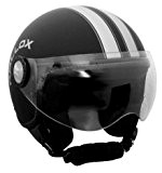 Rallox Helmets - Casque De Moto Jet Noir Mat Rallox 730 ( S M L Xl Xxl ) Taille M