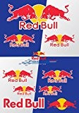 Red Bull 45x30 cm Moto premium Deco Grands stickers