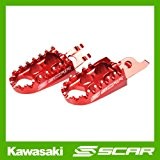 REPOSE CALE PIED STANDARD KAWASAKI KX-F KXF 250 450 KX250F KX450F HONDA CR CRF 125 250 450 ROUGE SCAR RACING