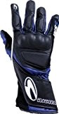 Richa Solution Sport en cuir gants de moto d'été Racing Noir/Bleu