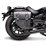 Sacoche Cavalière pour Harley Davidson Sportster 883 Iron (XL 883 N) Texas Noir Droite